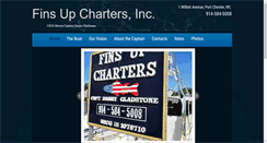 Desktop Screenshot of finsupsportfishing.com
